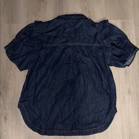 Pilcro Indigo Denim Shirt - Picture 4 of 4